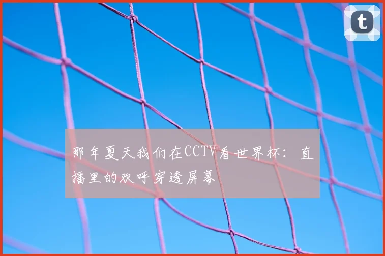 那年夏天我们在CCTV看世界杯：直播里的欢呼穿透屏幕